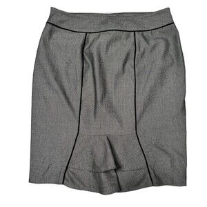 White House Black Market Tweed Pencil Skirt Tulip Hem